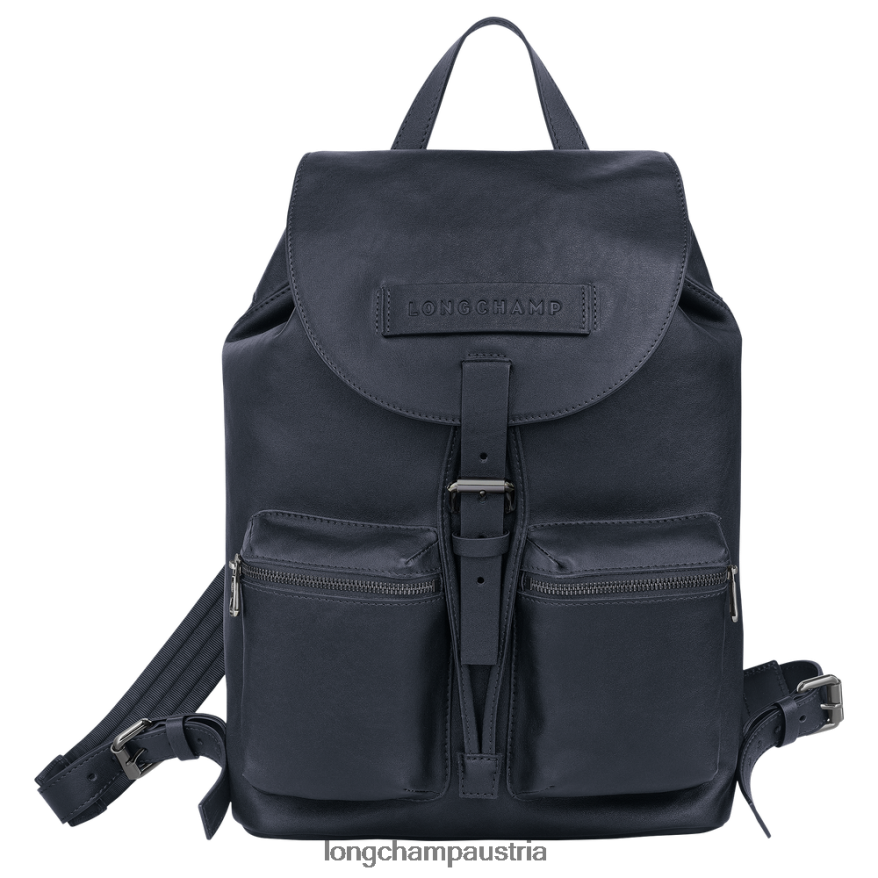 Taschen bei Longchamp Frauen 3D-Rucksack Mitternachtsblau 2008BJ454