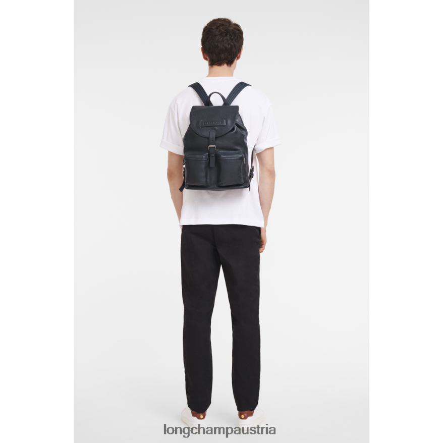 Taschen bei Longchamp Frauen 3D-Rucksack Mitternachtsblau 2008BJ454