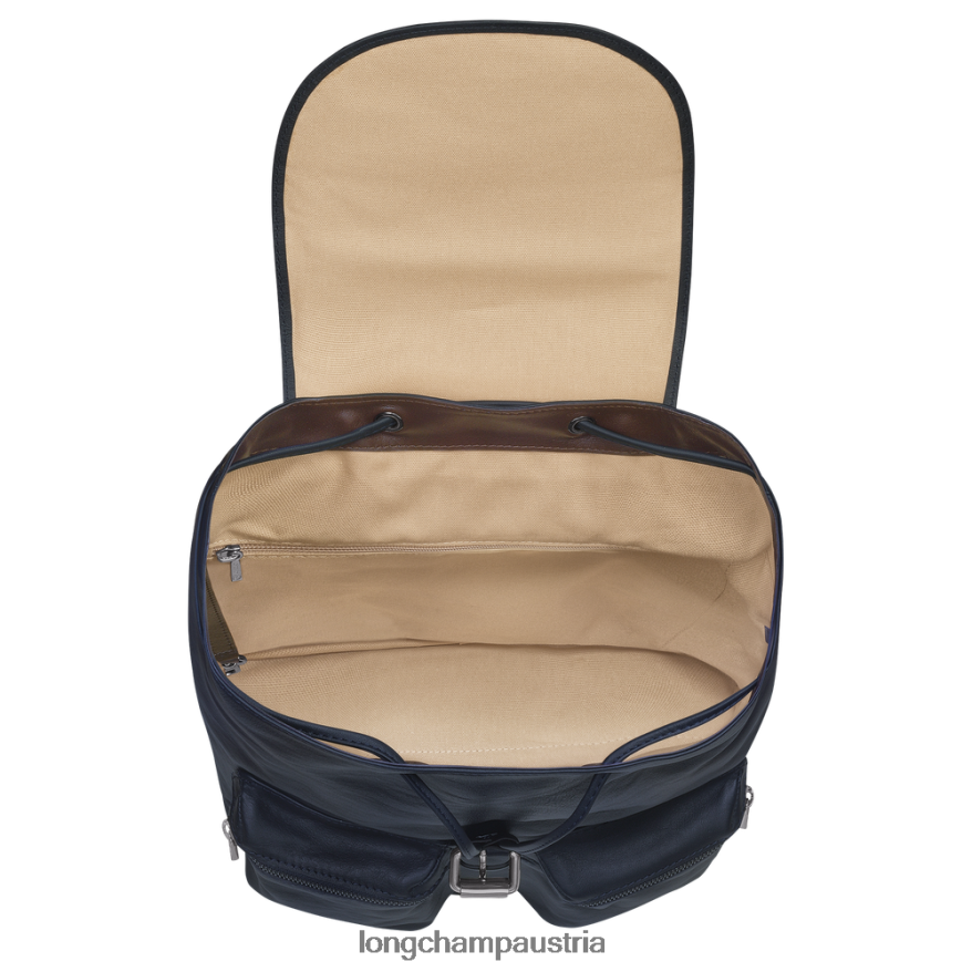 Taschen bei Longchamp Frauen 3D-Rucksack Mitternachtsblau 2008BJ454