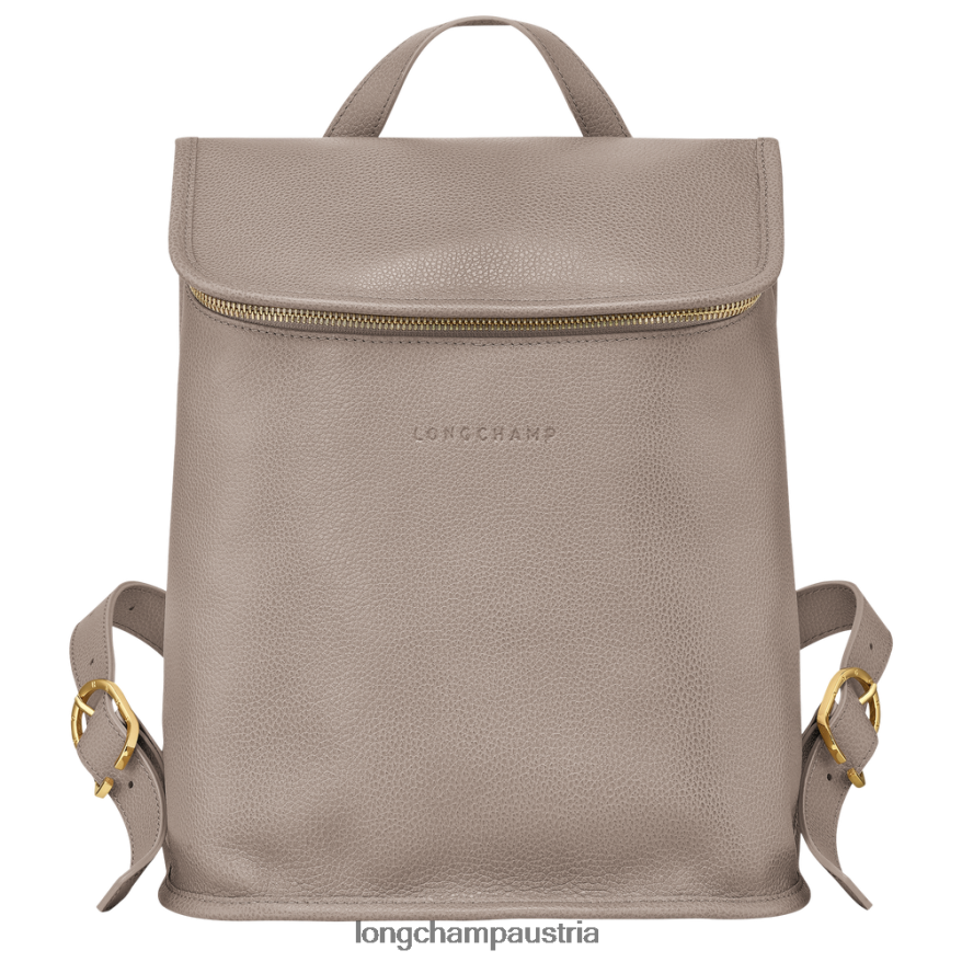 Taschen bei Longchamp Frauen Le Foulonne Rucksack Turteltaube 2008BJ429