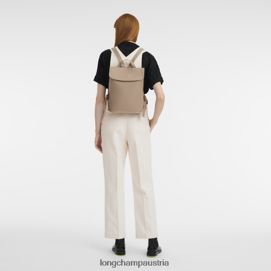 Taschen bei Longchamp Frauen Le Foulonne Rucksack Turteltaube 2008BJ429