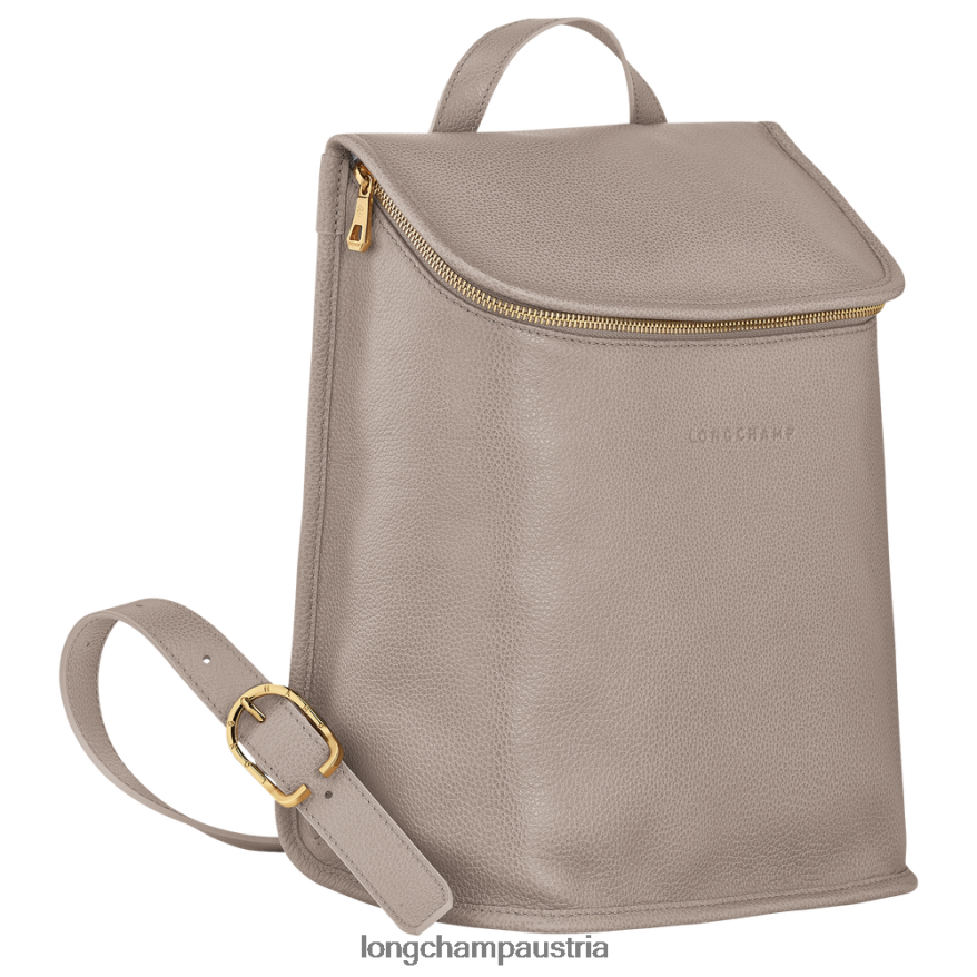 Taschen bei Longchamp Frauen Le Foulonne Rucksack Turteltaube 2008BJ429