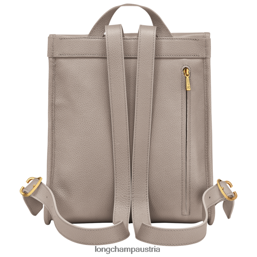 Taschen bei Longchamp Frauen Le Foulonne Rucksack Turteltaube 2008BJ429