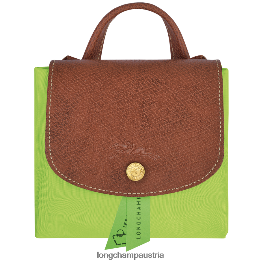 Taschen bei Longchamp Frauen Le Plage Original-Rucksack grünes Licht 2008BJ442