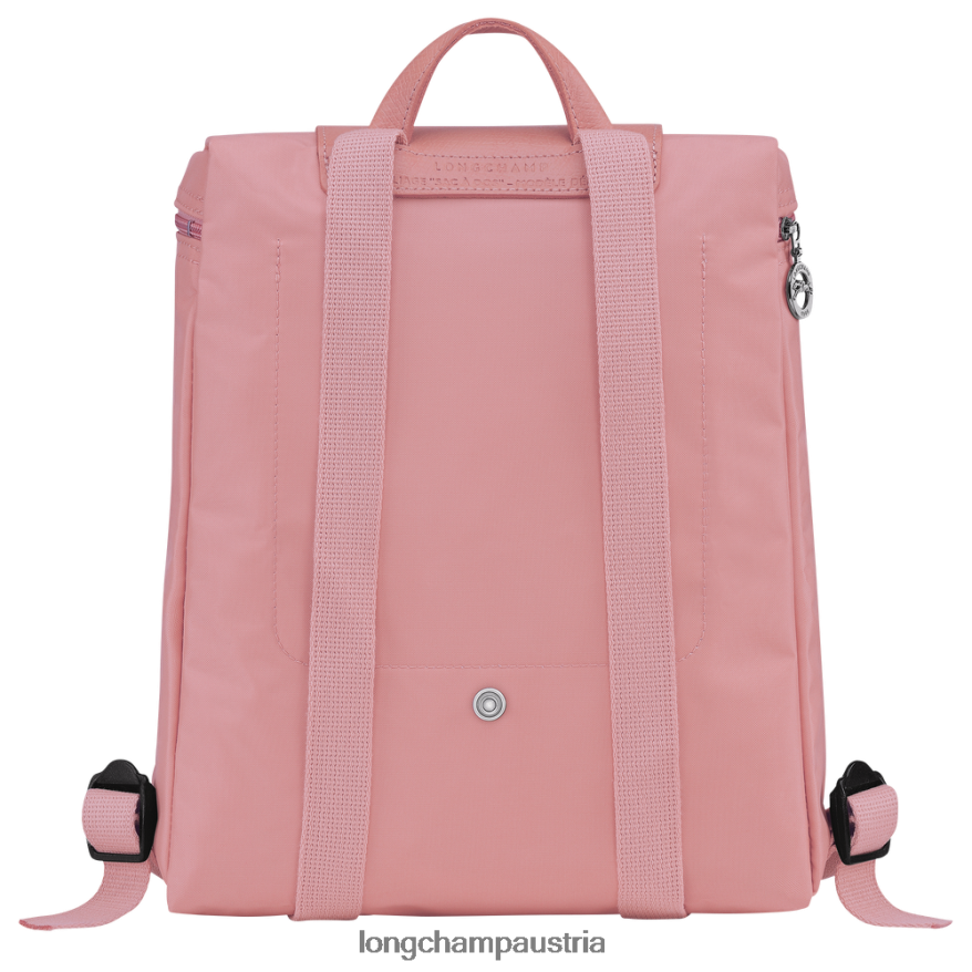 Taschen bei Longchamp Frauen Le Plage grüner Rucksack Blütenblatt rosa 2008BJ440