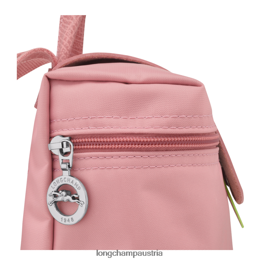 Taschen bei Longchamp Frauen Le Plage grüner Rucksack Blütenblatt rosa 2008BJ440