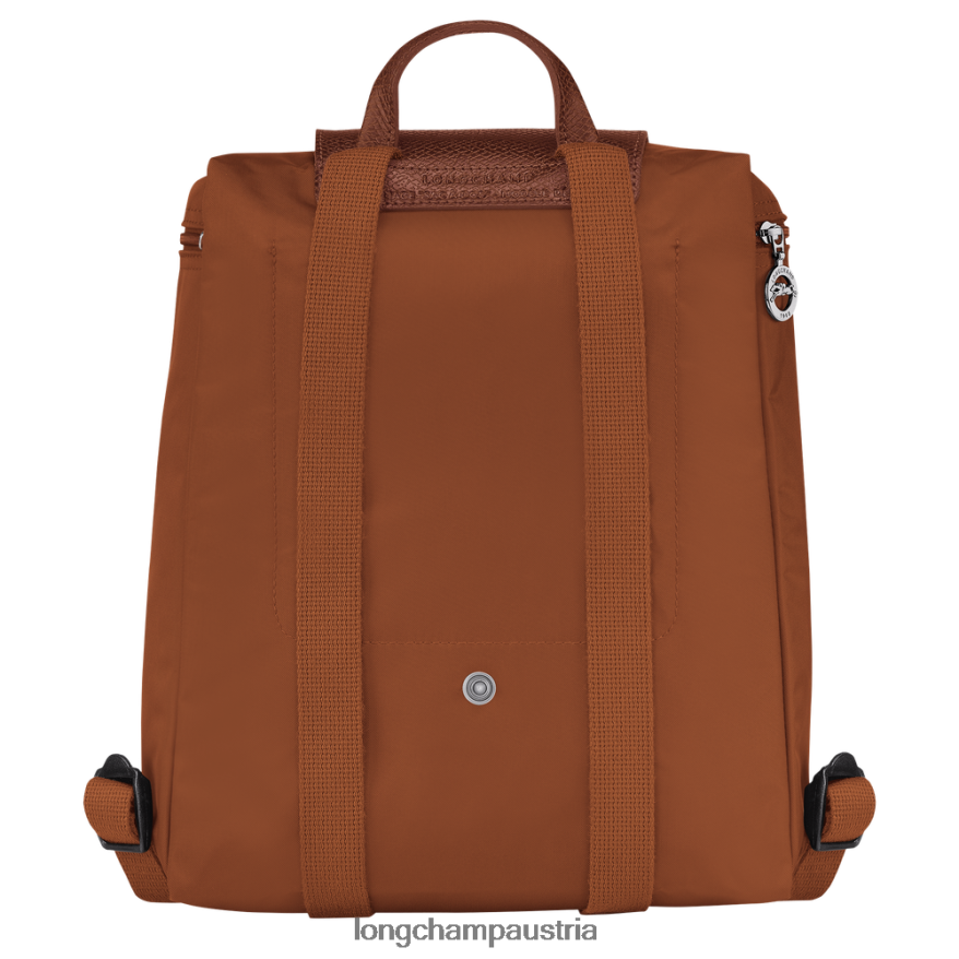 Taschen bei Longchamp Frauen Le Plage grüner Rucksack Cognac 2008BJ436