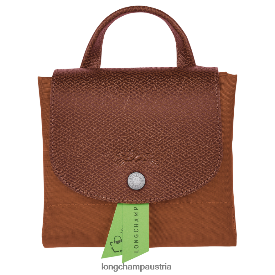Taschen bei Longchamp Frauen Le Plage grüner Rucksack Cognac 2008BJ436