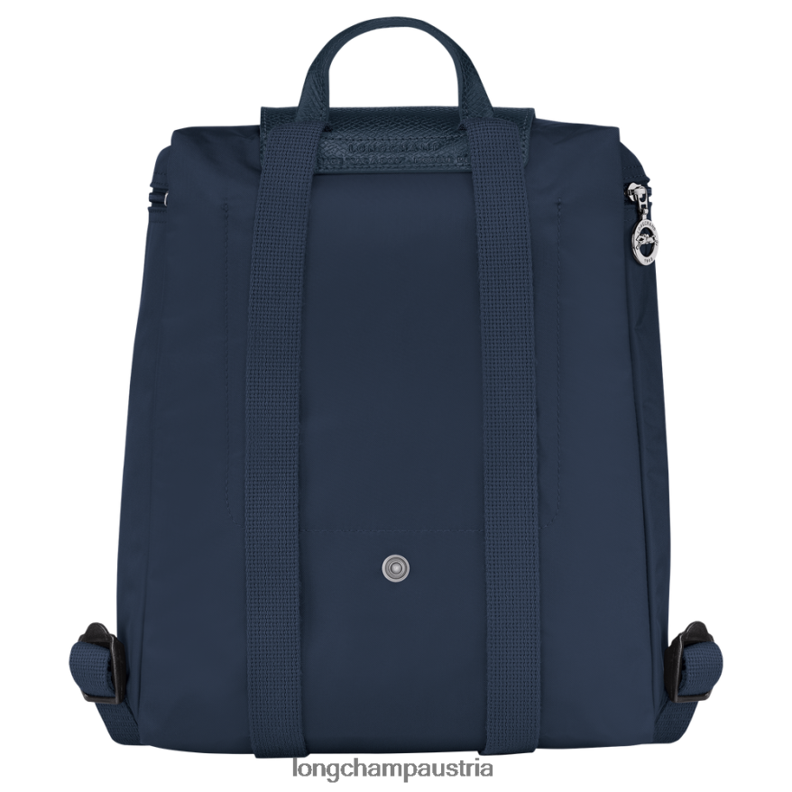 Taschen bei Longchamp Frauen Le Plage grüner Rucksack Marine 2008BJ438