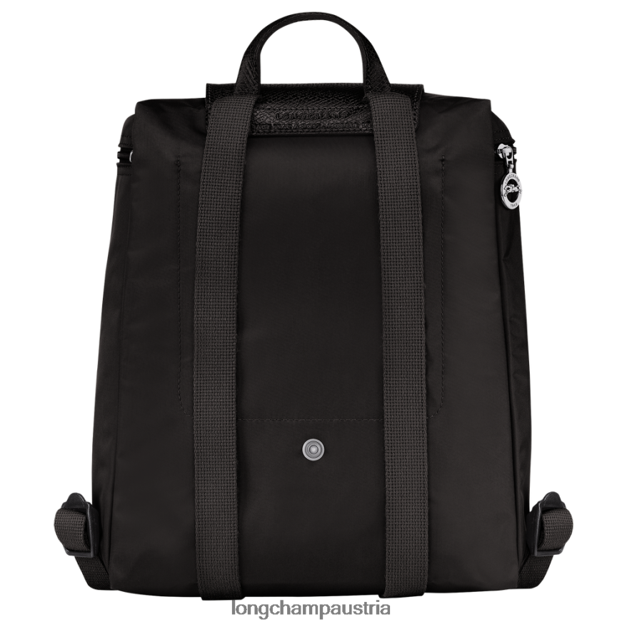 Taschen bei Longchamp Frauen Le Plage grüner Rucksack Schwarz 2008BJ434