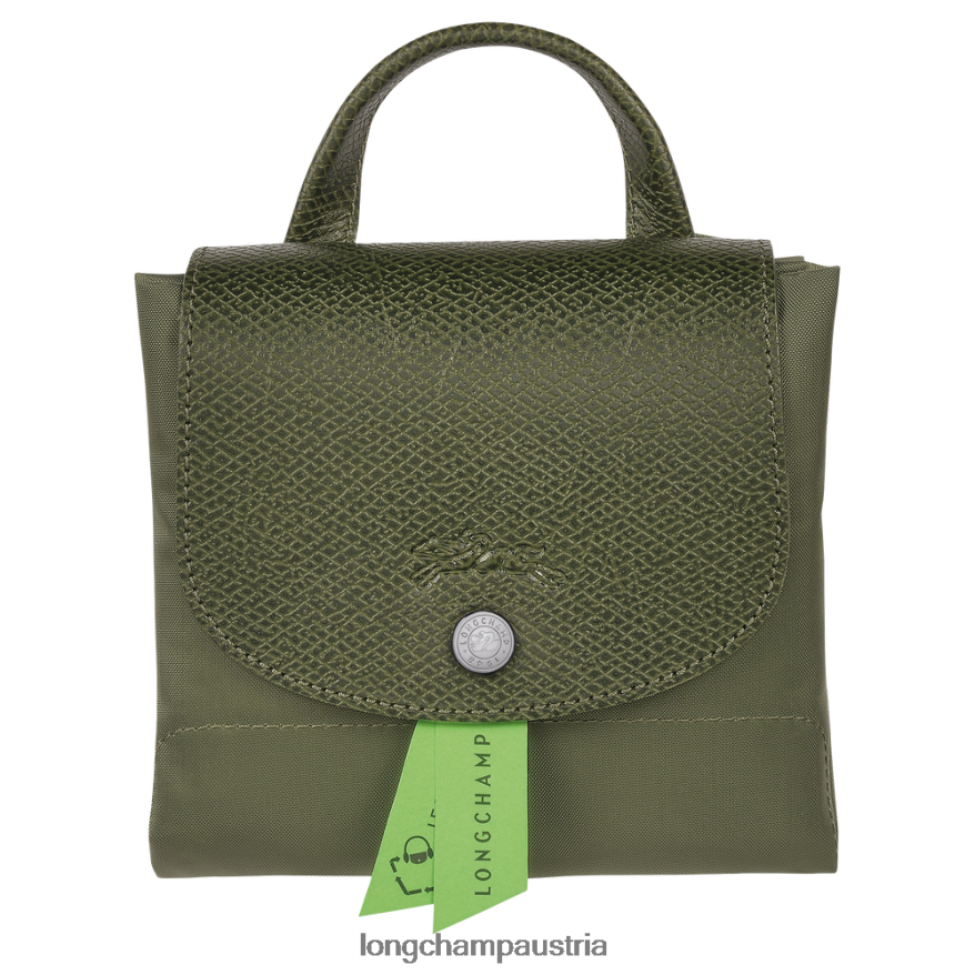 Taschen bei Longchamp Frauen Le Plage grüner Rucksack Wald 2008BJ435
