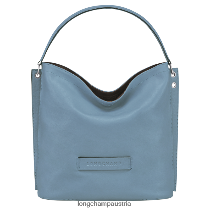 Taschen bei Longchamp Frauen 3D-Hobo-Tasche Schiefer 2008BJ400