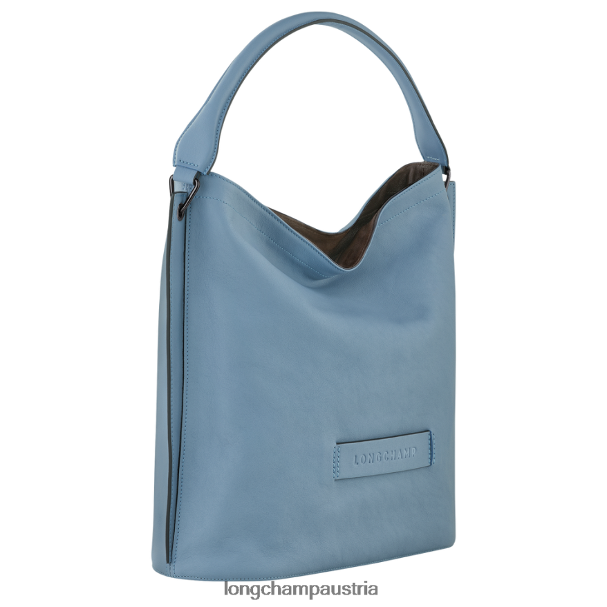 Taschen bei Longchamp Frauen 3D-Hobo-Tasche Schiefer 2008BJ400