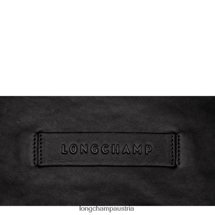 Taschen bei Longchamp Frauen 3D-Hobo-Tasche Schwarz 2008BJ398