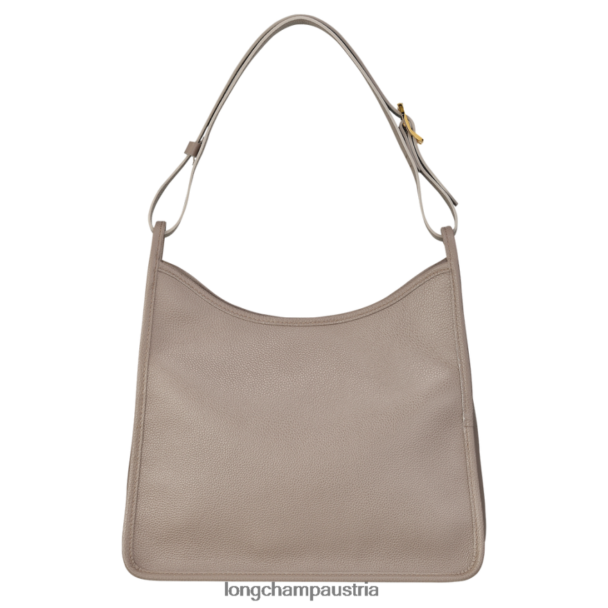 Taschen bei Longchamp Frauen Le Foulonne Hobo-Tasche Turteltaube 2008BJ390