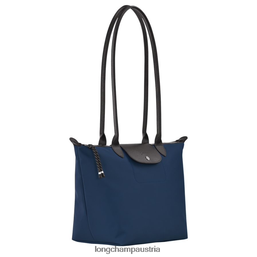 Taschen bei Longchamp Frauen Le Plage Energy-Einkaufstasche Marine 2008BJ346
