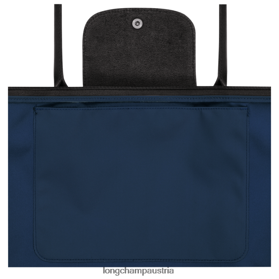 Taschen bei Longchamp Frauen Le Plage Energy-Einkaufstasche Marine 2008BJ346