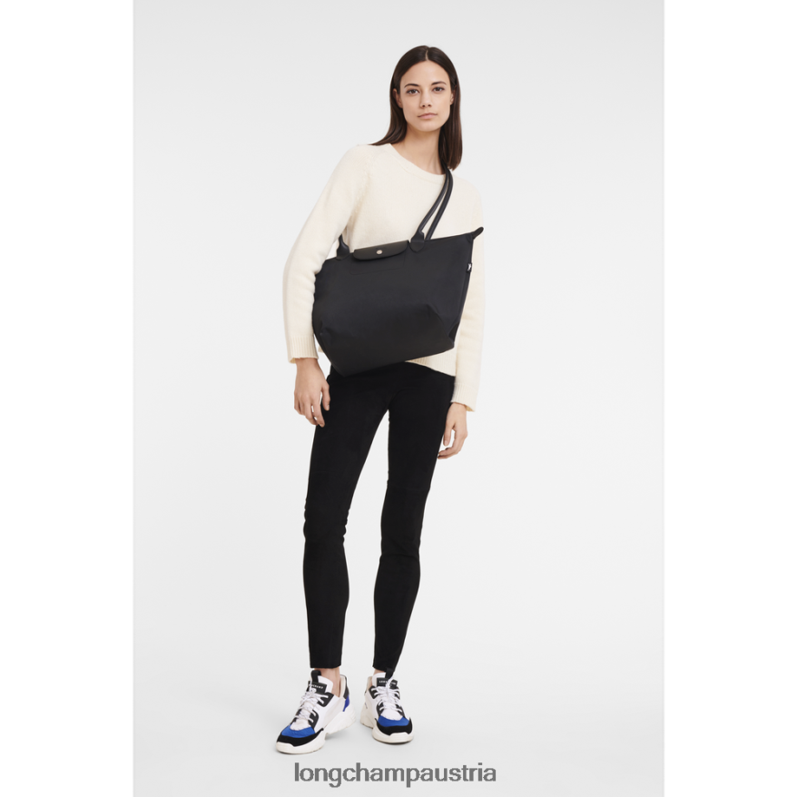 Taschen bei Longchamp Frauen Le Plage Energy-Einkaufstasche Schwarz 2008BJ345