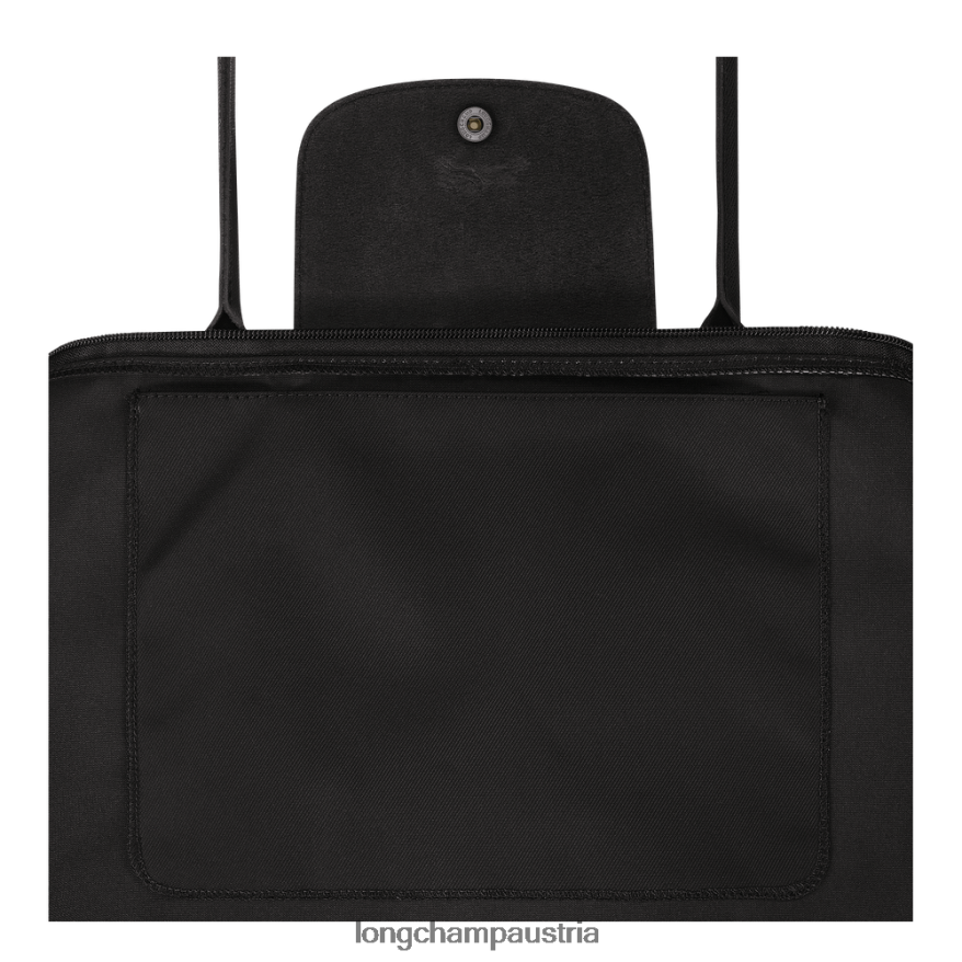 Taschen bei Longchamp Frauen Le Plage Energy-Einkaufstasche Schwarz 2008BJ345