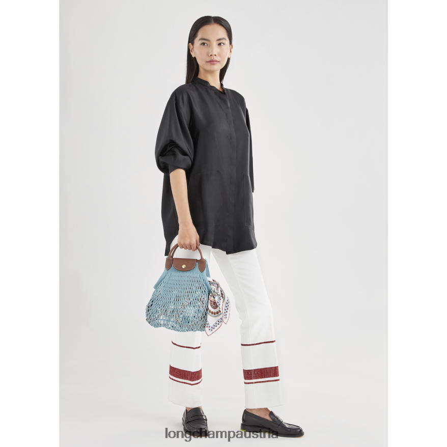 Taschen bei Longchamp Frauen Le Plage Filet-Netzbeutel Lagune 2008BJ20