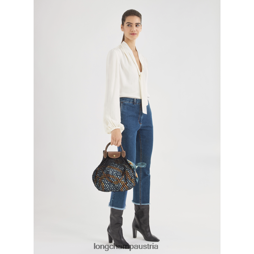 Taschen bei Longchamp Frauen Le Plage Filet-Netzbeutel Rot 2008BJ4