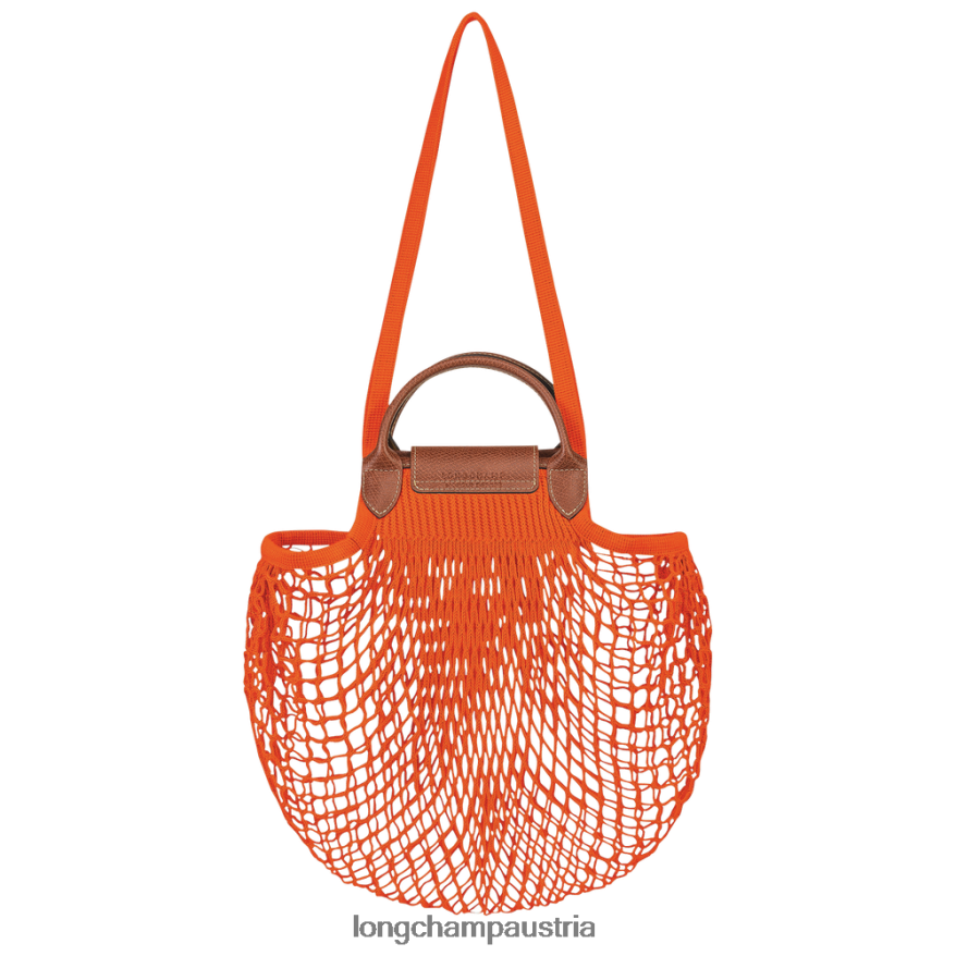 Taschen bei Longchamp Frauen Le Plage Filet-Netzbeutel orange 2008BJ3