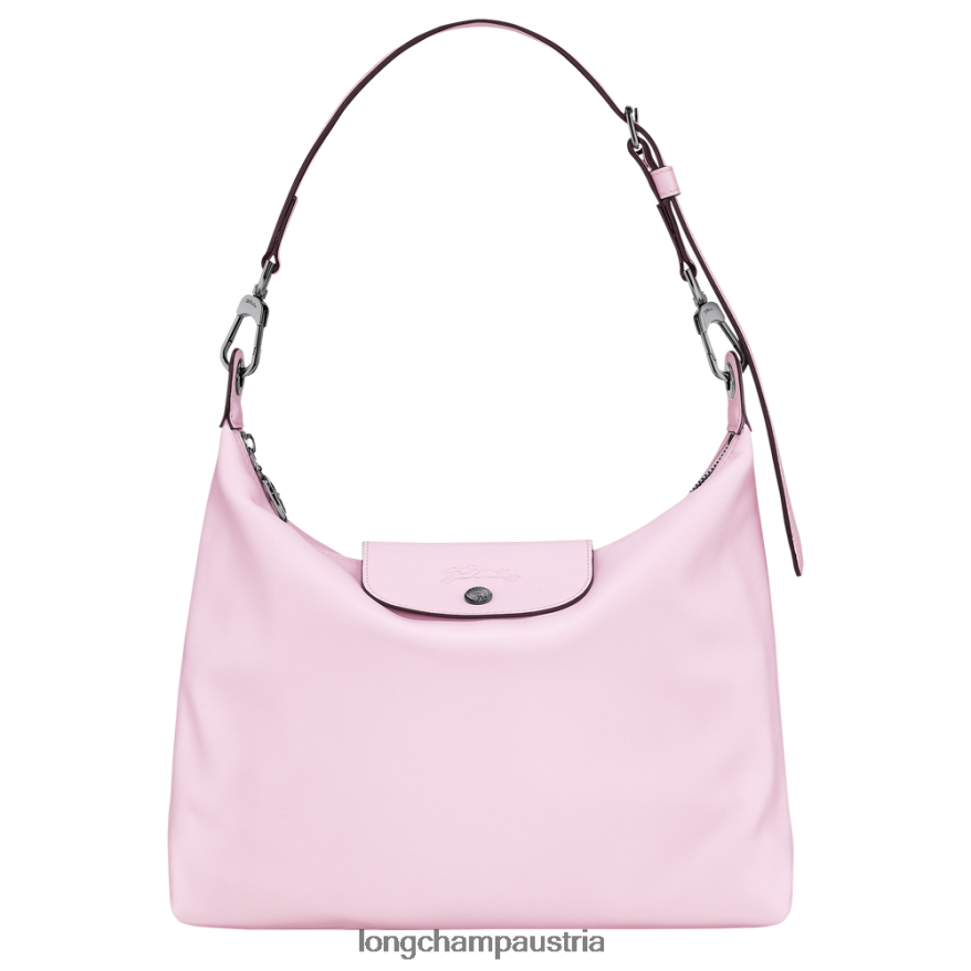 Taschen bei Longchamp Frauen Le Plage Xtra Hobo-Tasche Blütenblatt rosa 2008BJ397