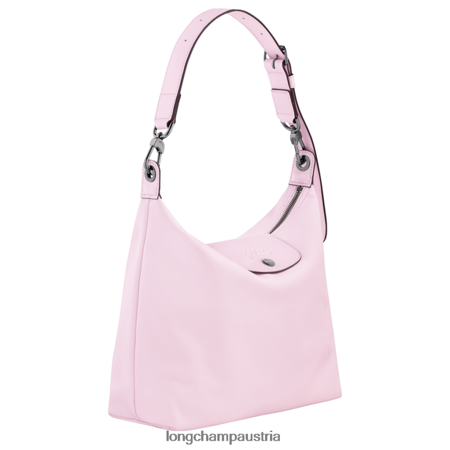 Taschen bei Longchamp Frauen Le Plage Xtra Hobo-Tasche Blütenblatt rosa 2008BJ397