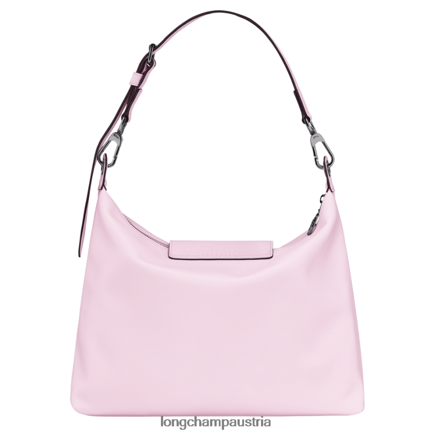 Taschen bei Longchamp Frauen Le Plage Xtra Hobo-Tasche Blütenblatt rosa 2008BJ397