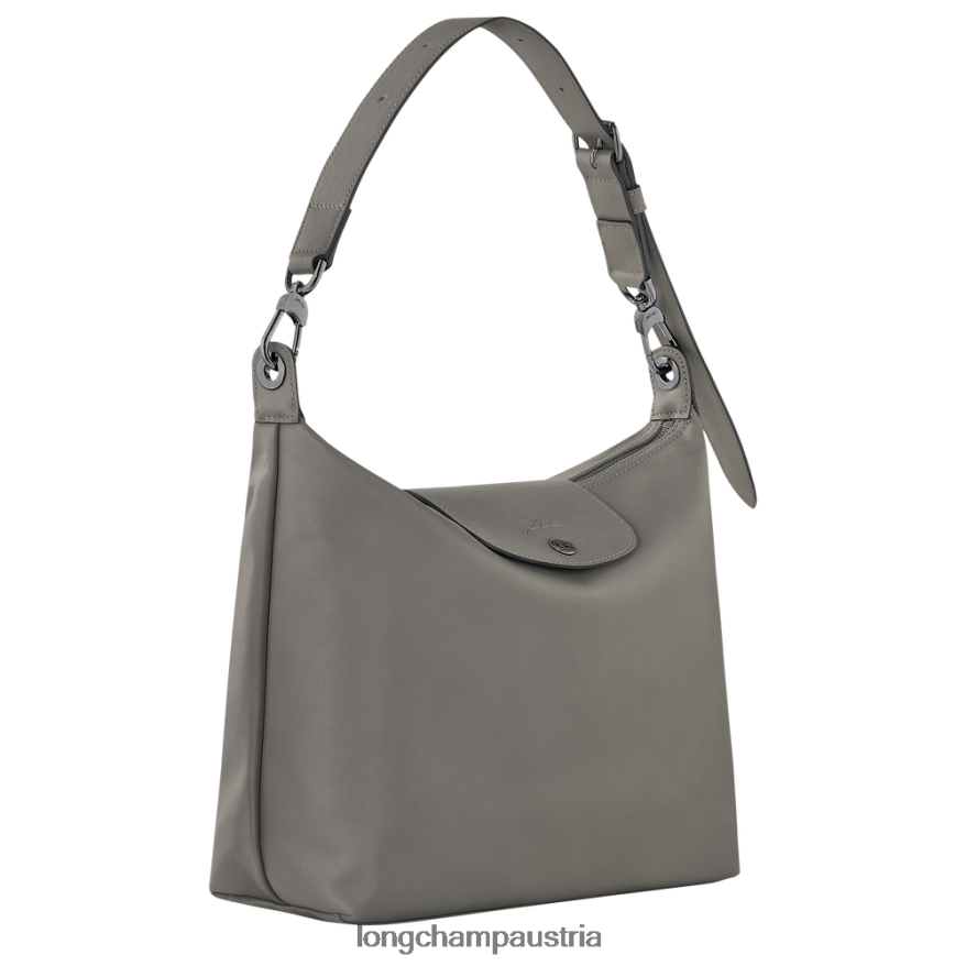 Taschen bei Longchamp Frauen Le Plage Xtra Hobo-Tasche Turteltaube 2008BJ396