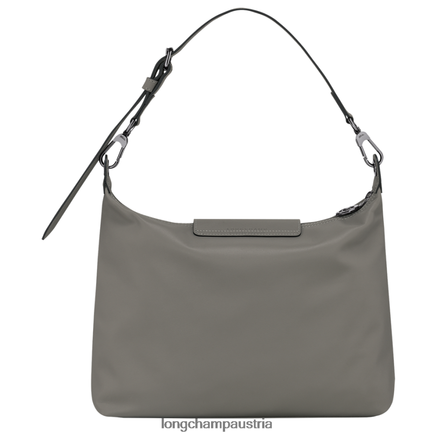 Taschen bei Longchamp Frauen Le Plage Xtra Hobo-Tasche Turteltaube 2008BJ396