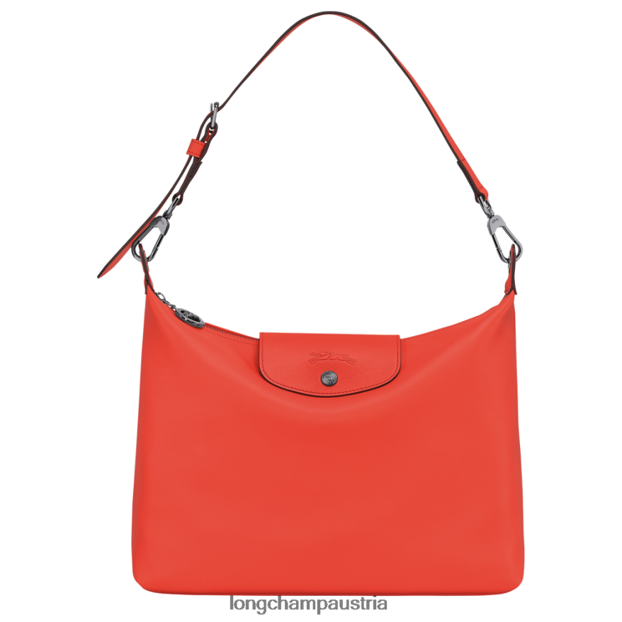 Taschen bei Longchamp Frauen Le Plage Xtra Hobo-Tasche orange 2008BJ393