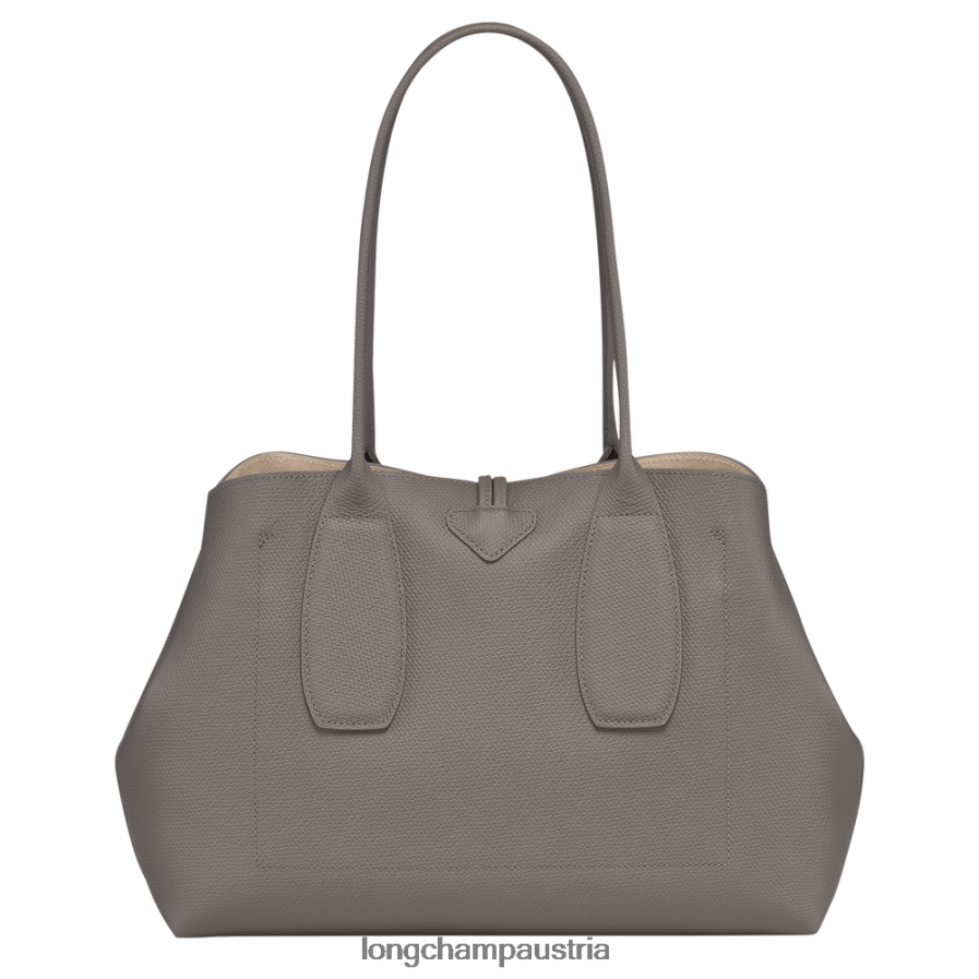 Taschen bei Longchamp Frauen Roseau-Einkaufstasche Turteltaube 2008BJ370