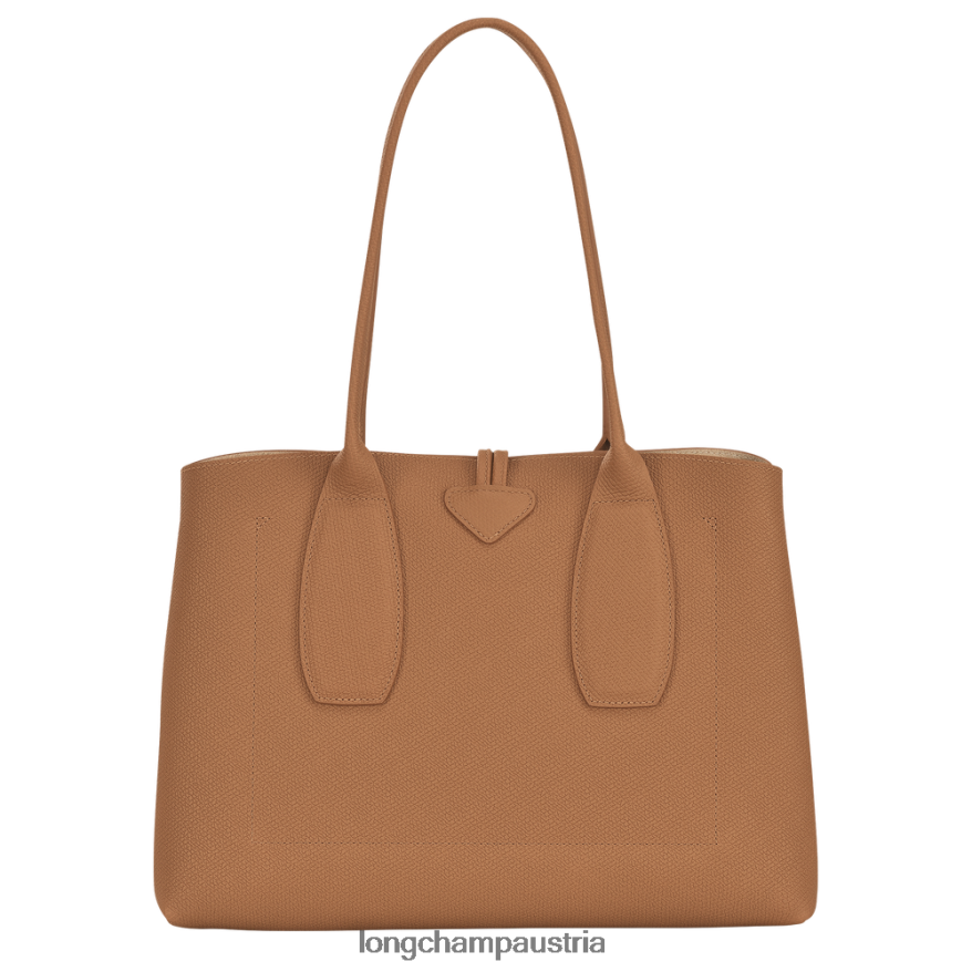 Taschen bei Longchamp Frauen Roseau-Einkaufstasche natürlich 2008BJ369