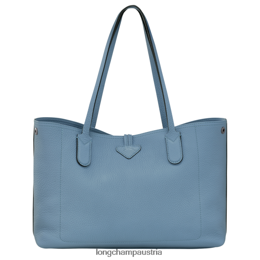 Taschen bei Longchamp Frauen Roseau Essential-Einkaufstasche Schiefer 2008BJ363