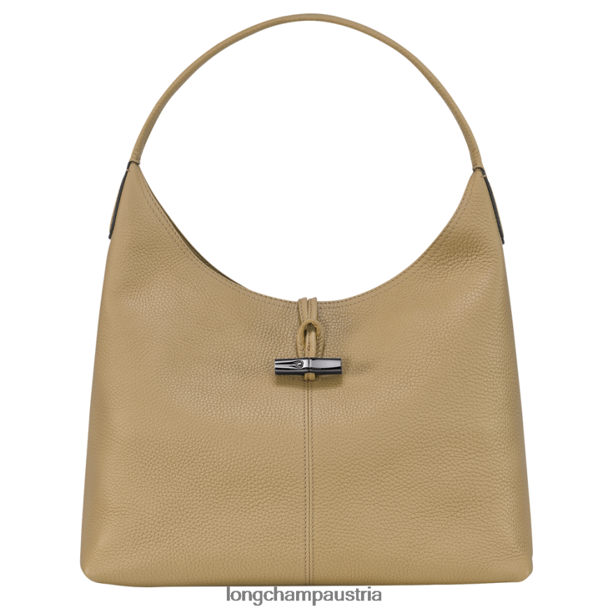 Taschen bei Longchamp Frauen Roseau Essential Hobo-Tasche Beige 2008BJ32