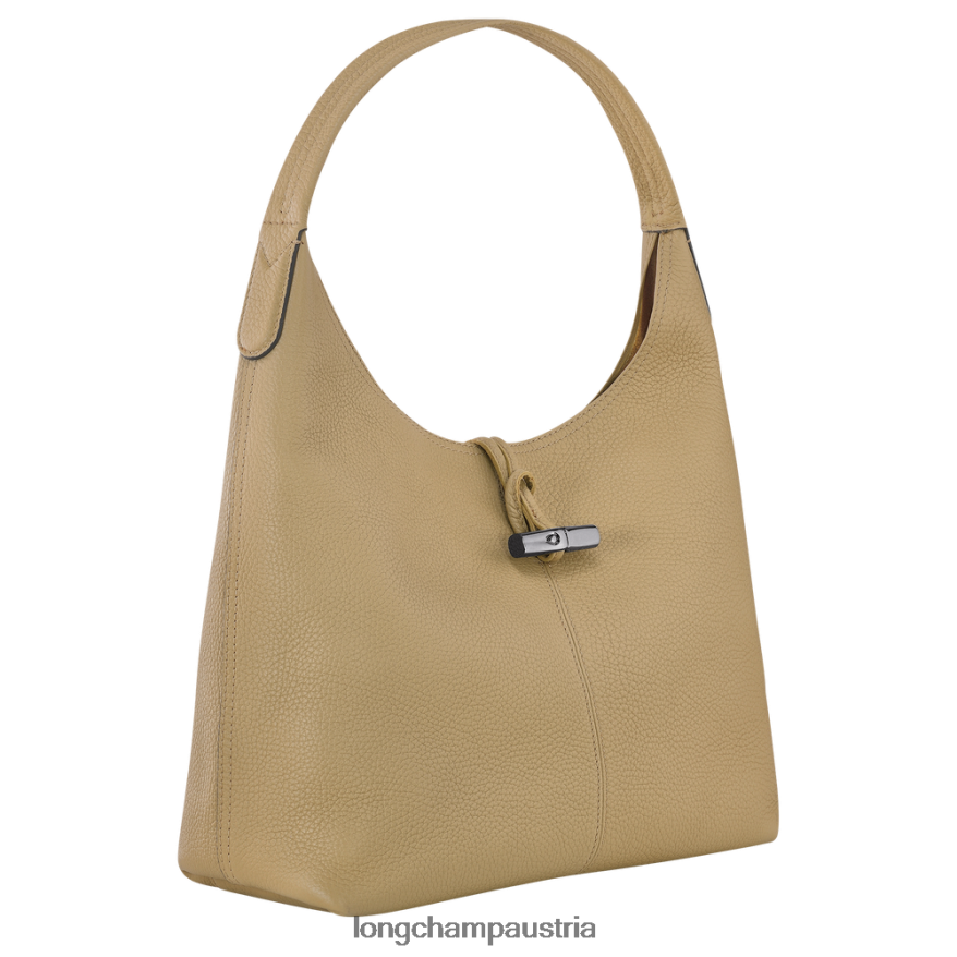 Taschen bei Longchamp Frauen Roseau Essential Hobo-Tasche Beige 2008BJ32