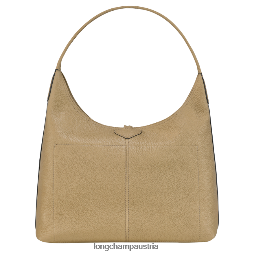 Taschen bei Longchamp Frauen Roseau Essential Hobo-Tasche Beige 2008BJ32