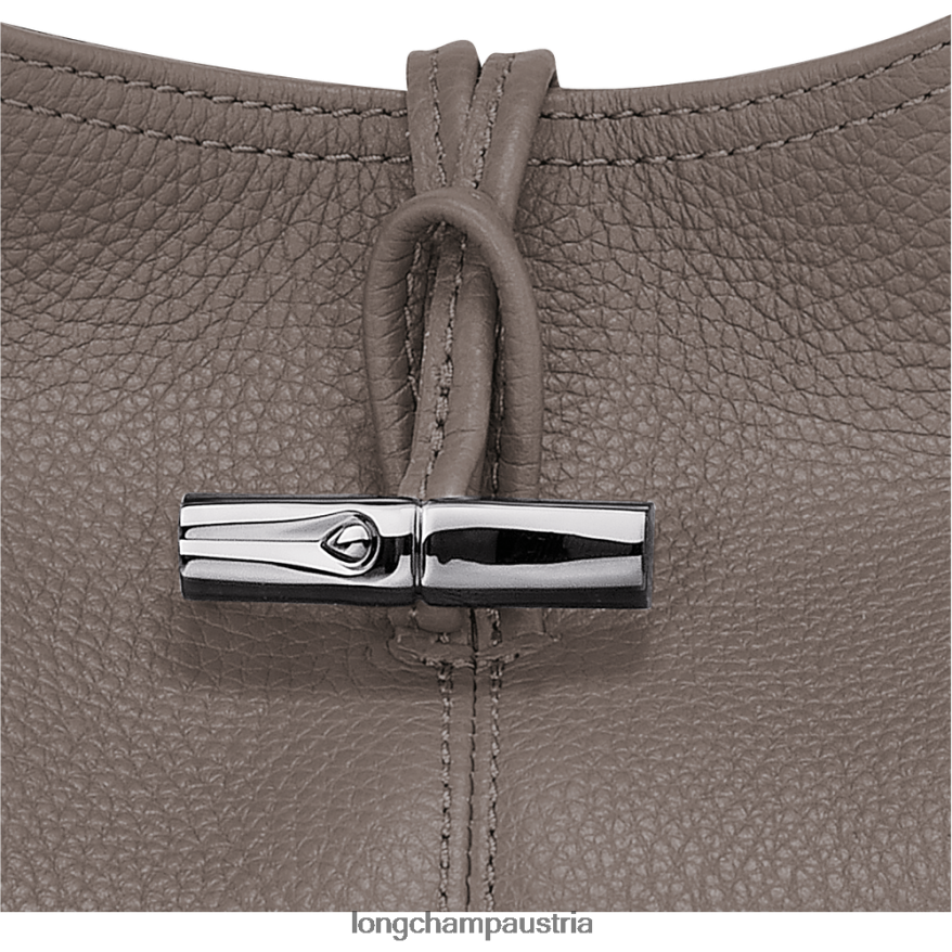 Taschen bei Longchamp Frauen Roseau Essential Hobo-Tasche grau 2008BJ358