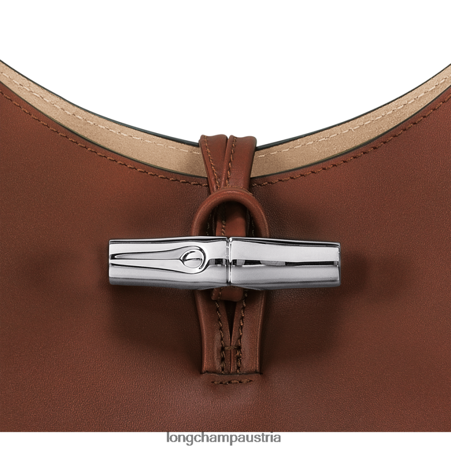 Taschen bei Longchamp Frauen Roseau Hobo-Tasche Ebenholz 2008BJ365