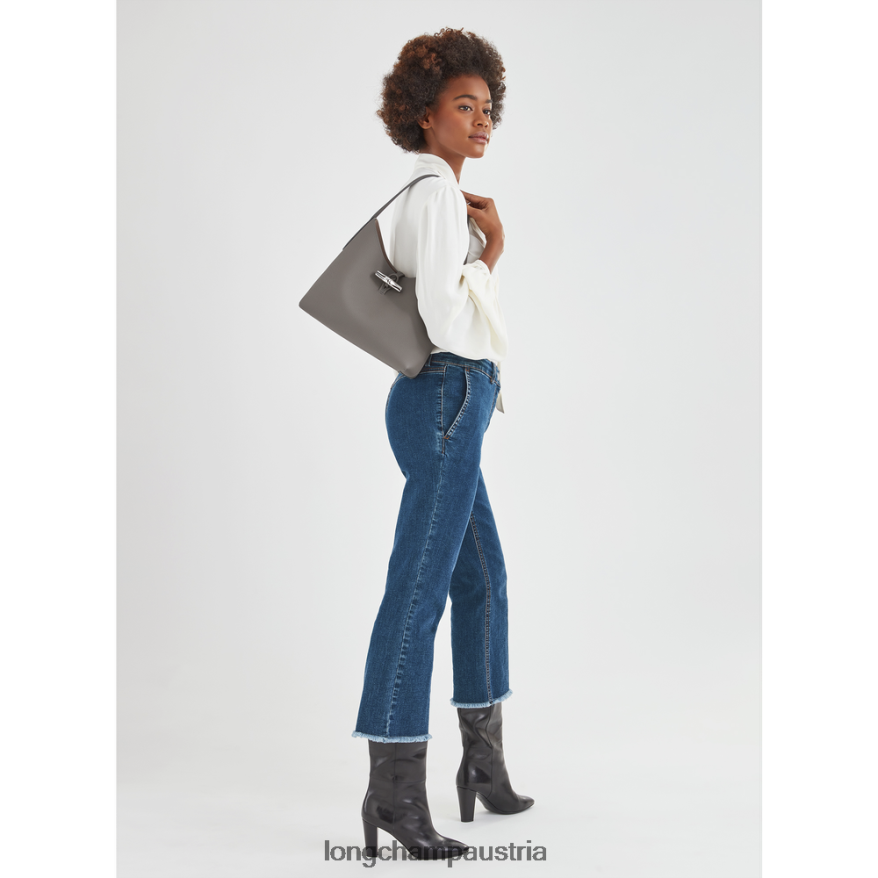 Taschen bei Longchamp Frauen Roseau Hobo-Tasche Turteltaube 2008BJ380