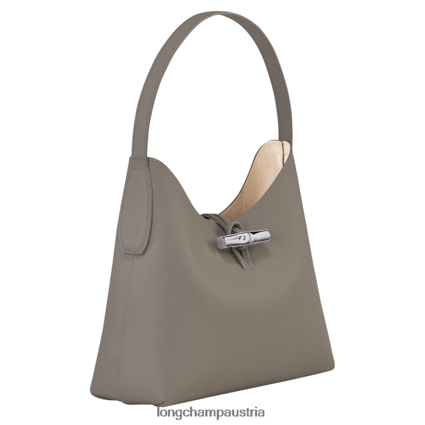 Taschen bei Longchamp Frauen Roseau Hobo-Tasche Turteltaube 2008BJ380