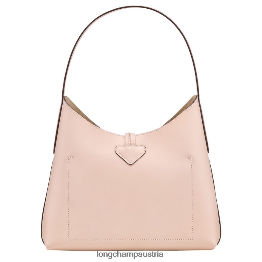 Taschen bei Longchamp Frauen Roseau Hobo-Tasche blasses Rosa 2008BJ367