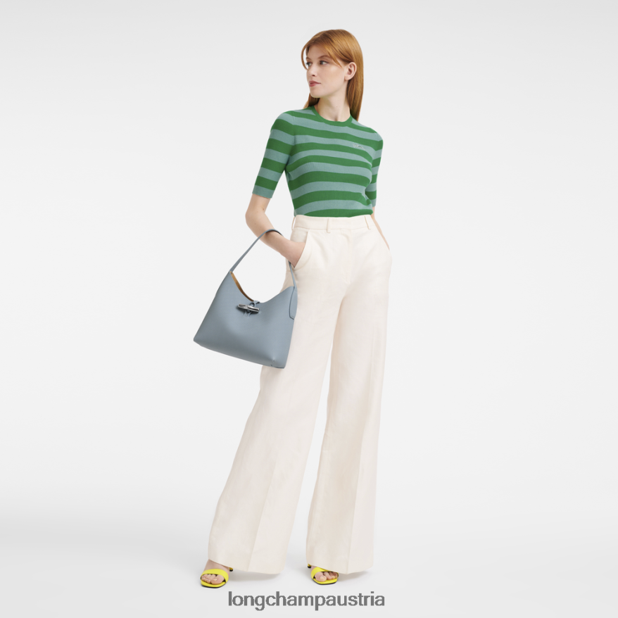 Taschen bei Longchamp Frauen Roseau Hobo-Tasche wolkenblau 2008BJ379