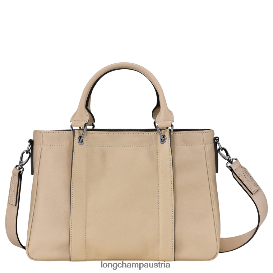 Taschen bei Longchamp Frauen 3D-Handtasche Beige 2008BJ177