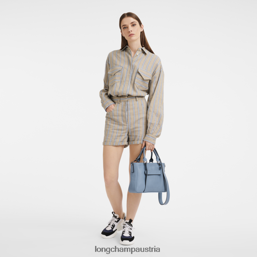 Taschen bei Longchamp Frauen 3D-Handtasche Schiefer 2008BJ178