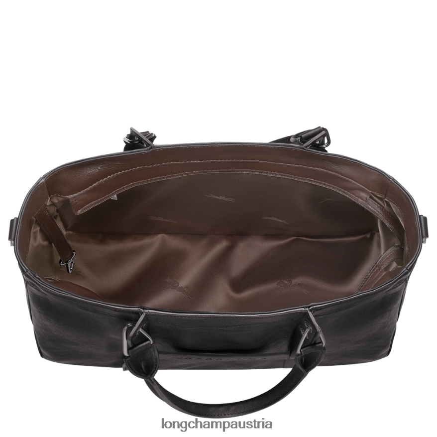 Taschen bei Longchamp Frauen 3D-Handtasche Schwarz 2008BJ181