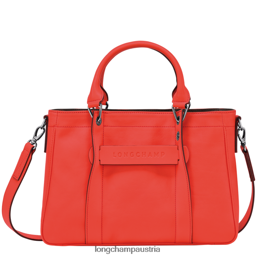 Taschen bei Longchamp Frauen 3D-Handtasche orange 2008BJ179