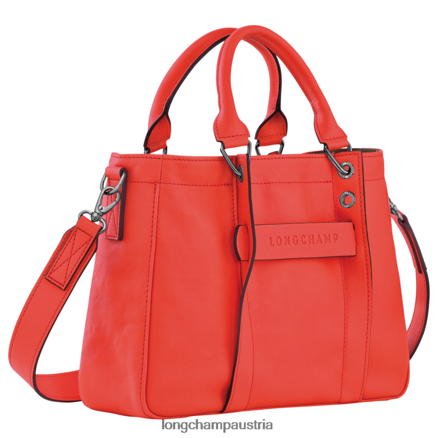 Taschen bei Longchamp Frauen 3D-Handtasche orange 2008BJ179