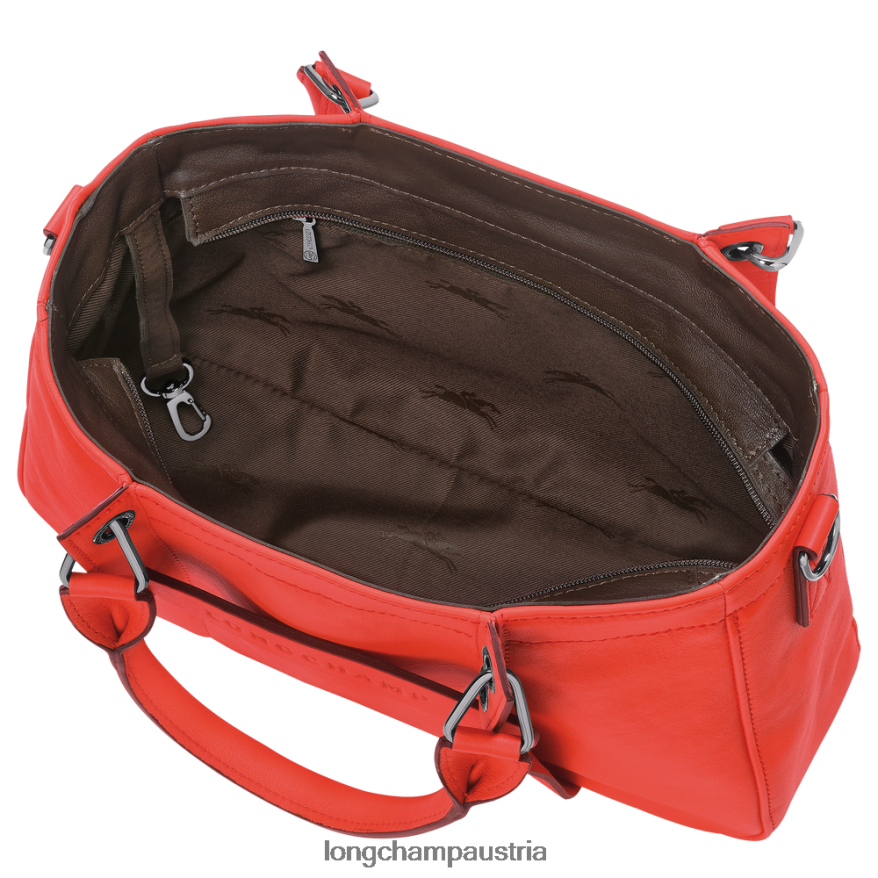 Taschen bei Longchamp Frauen 3D-Handtasche orange 2008BJ179